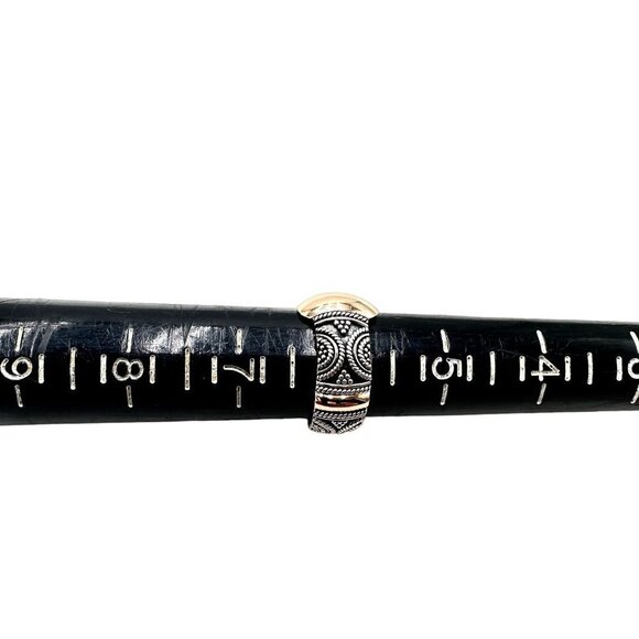 Suarti BA Womens Ring18K Gold 925 Sterling Silver Size 6 Best Jewelry Gift - Picture 3 of 4